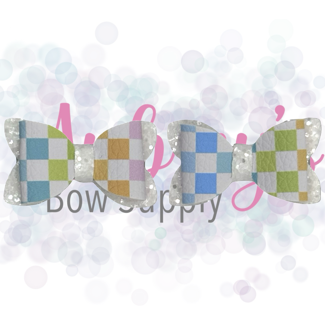 White Rainbow Checkered