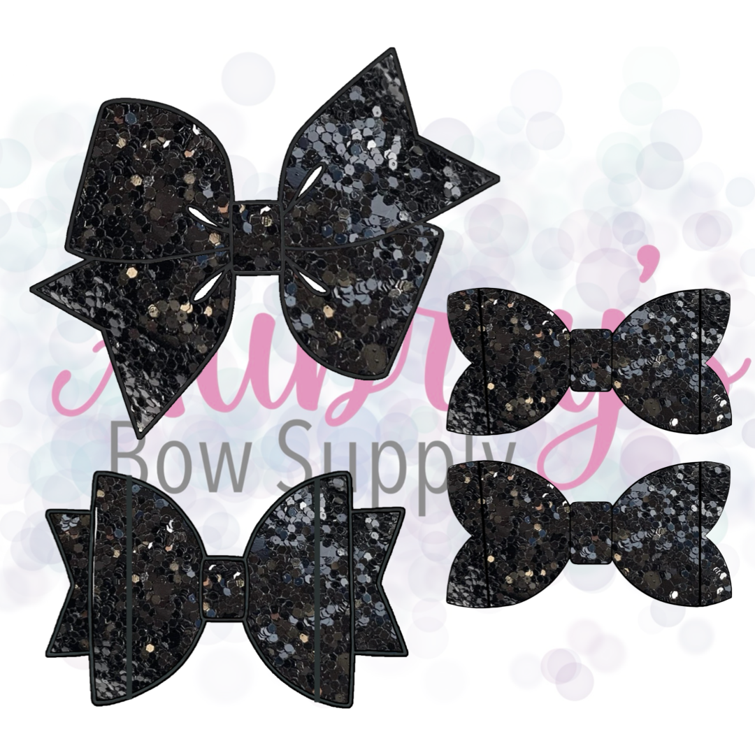 Black Chunky Glitter