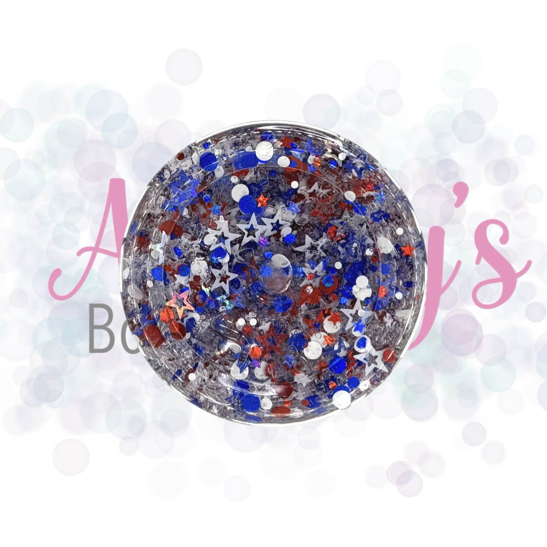 America 250 Glitter Hair Gel