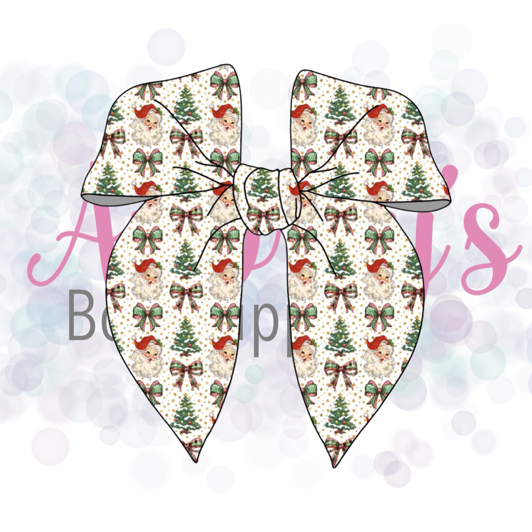 Vintage Santa Bows Accessories