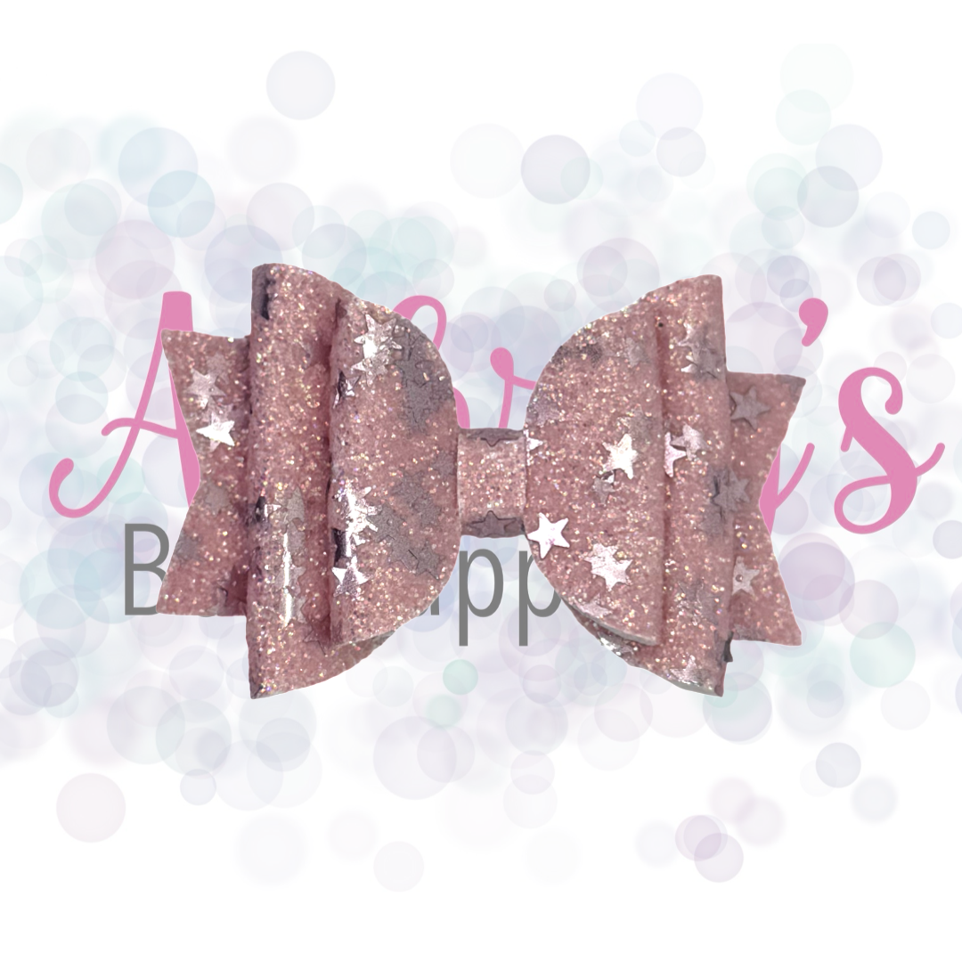 Light Pink Star Glitter