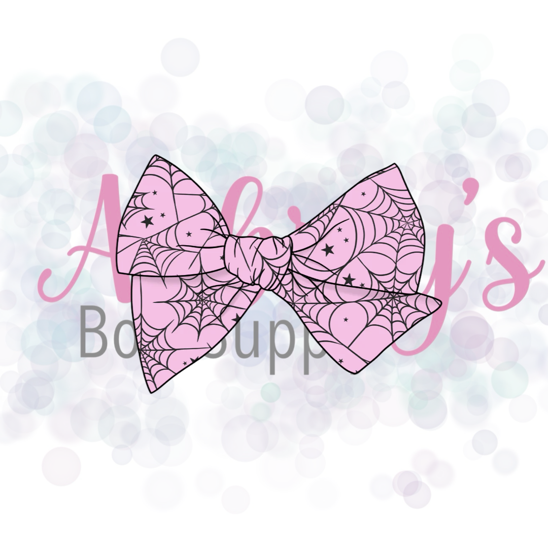 Halloween Basic 5” Tied Fabric Bow