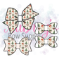 Vintage Santa Bows