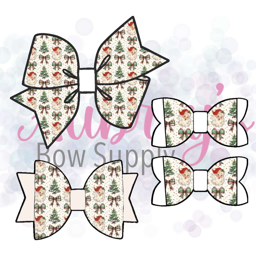 Vintage Santa Bows