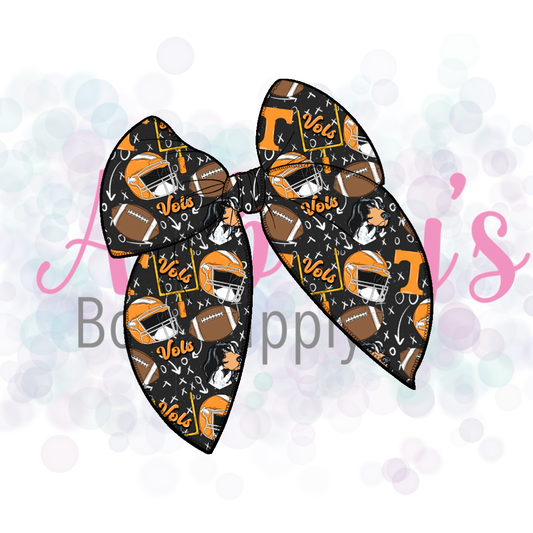 College Football Fabric Bow Pre-Order