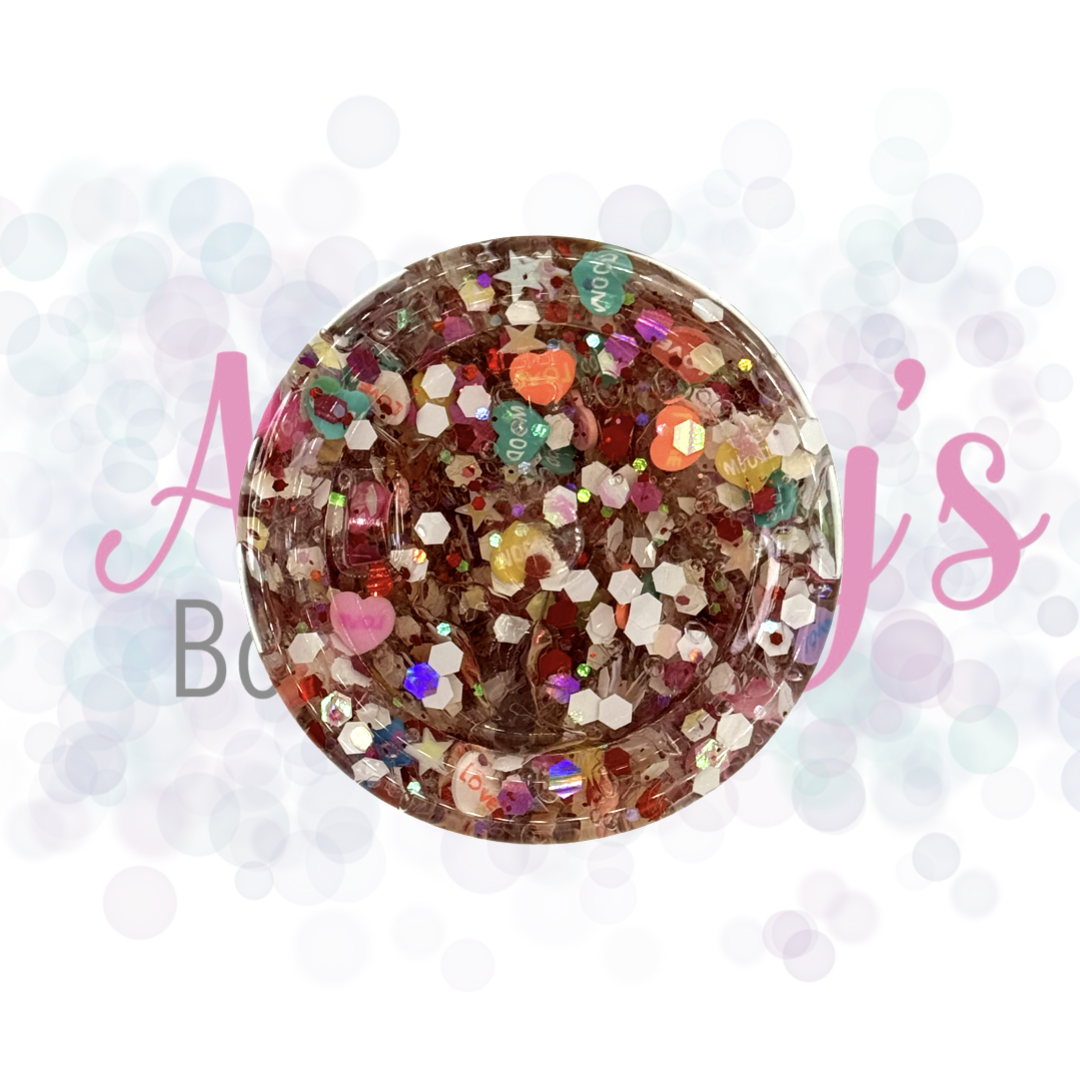 Valentines Glitter Hair Gel