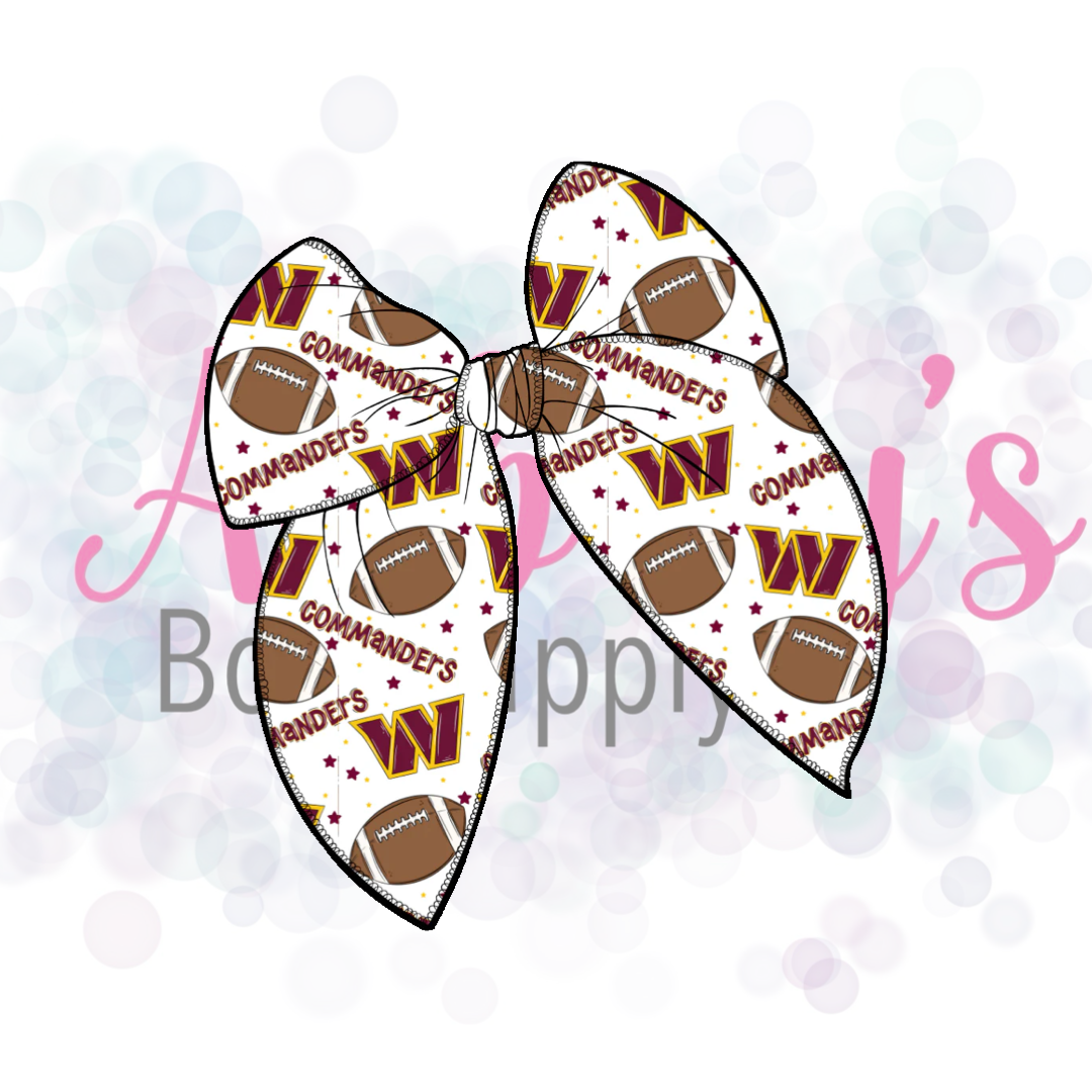 NFL Fabric Bow Pre-Order