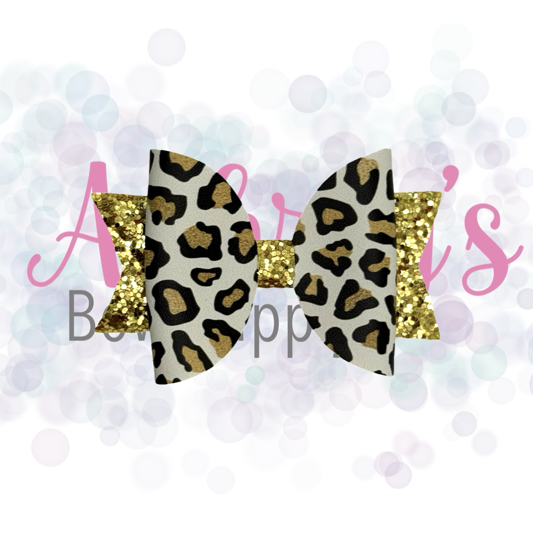 Cream Gold Fall Leopard