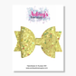 Anne Pastel Glitter Yellow
