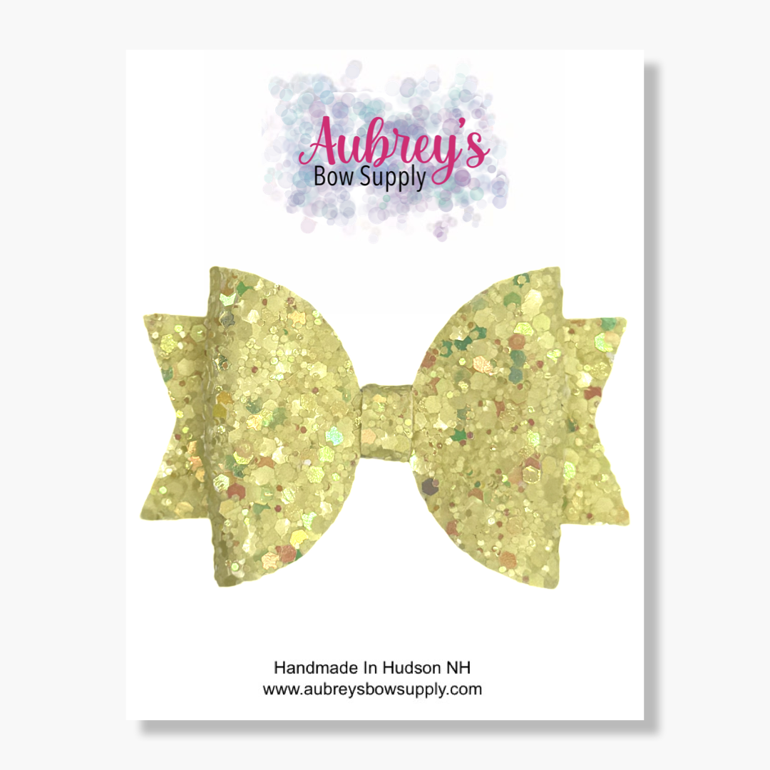 Anne Pastel Glitter Yellow