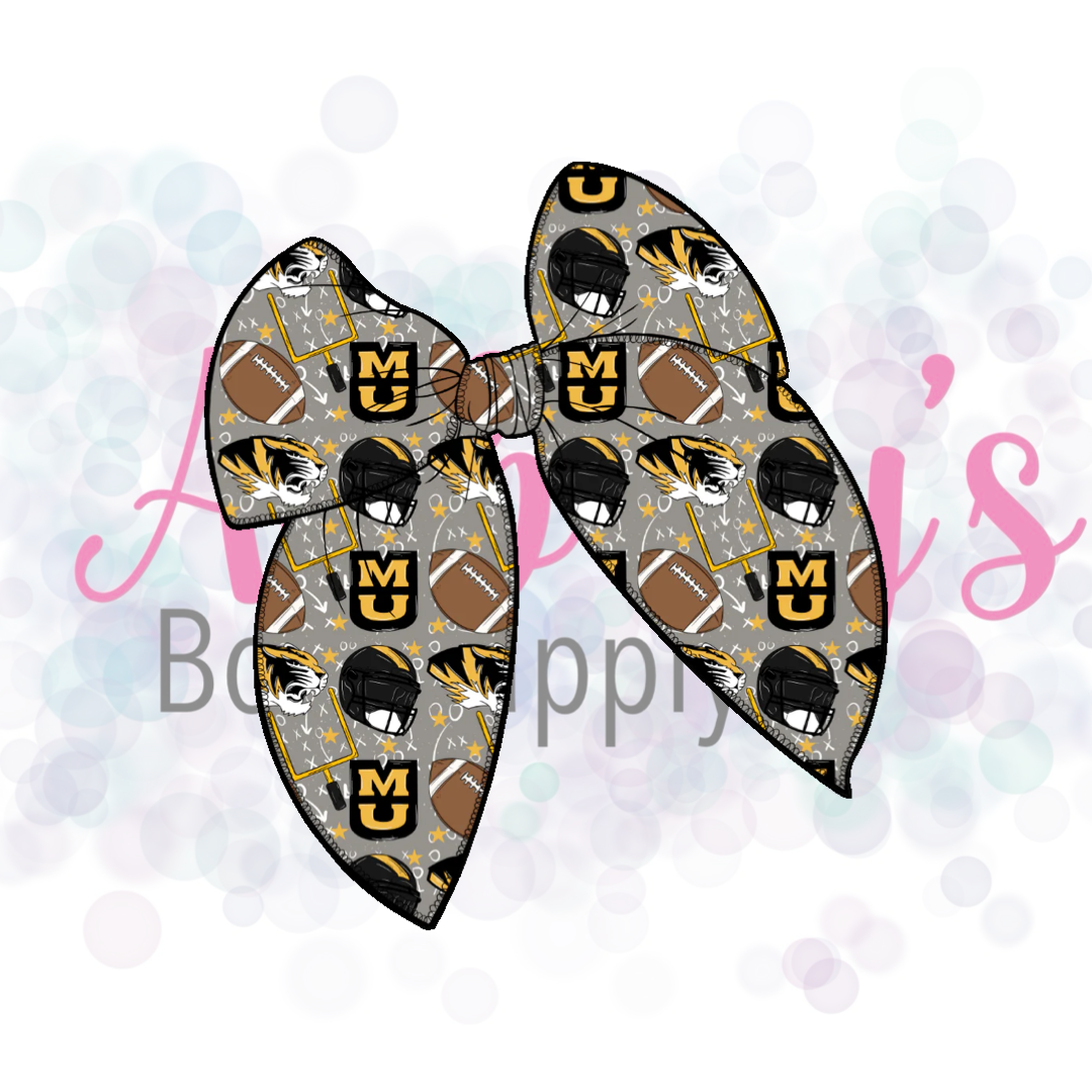 College Football Fabric Bow Pre-Order