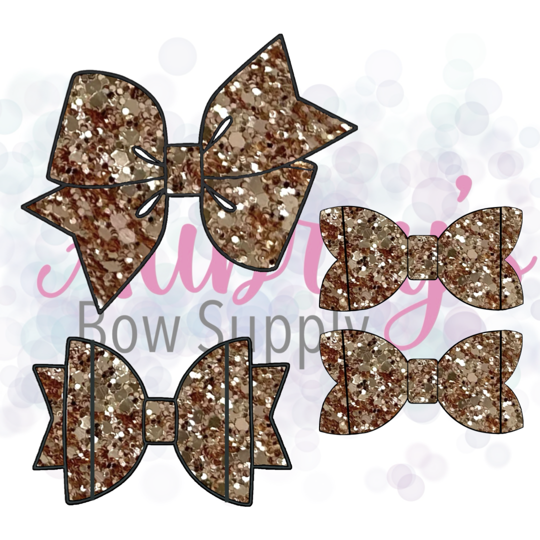 Rose Gold Chunky Glitter