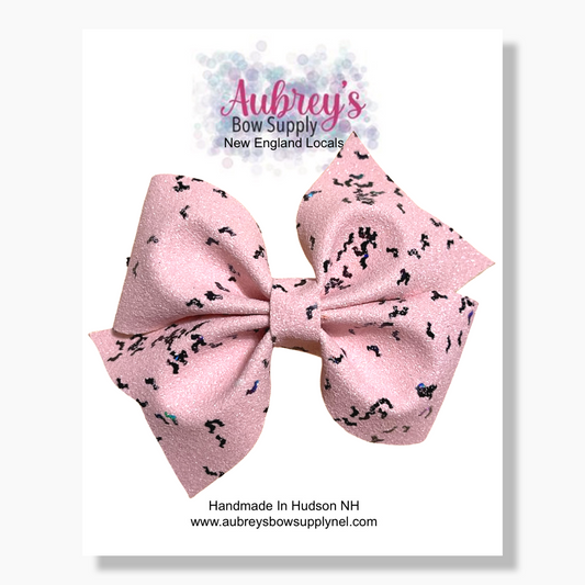 Aurora Light Pink Bats Glitter