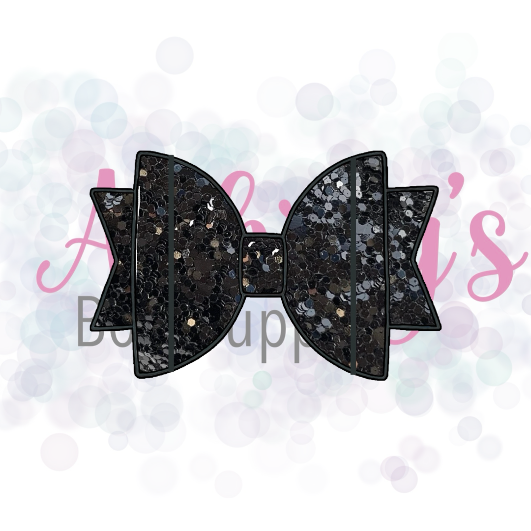 Black Chunky Glitter