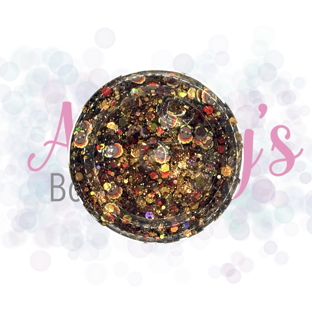 Fall Glitter Hair Gel