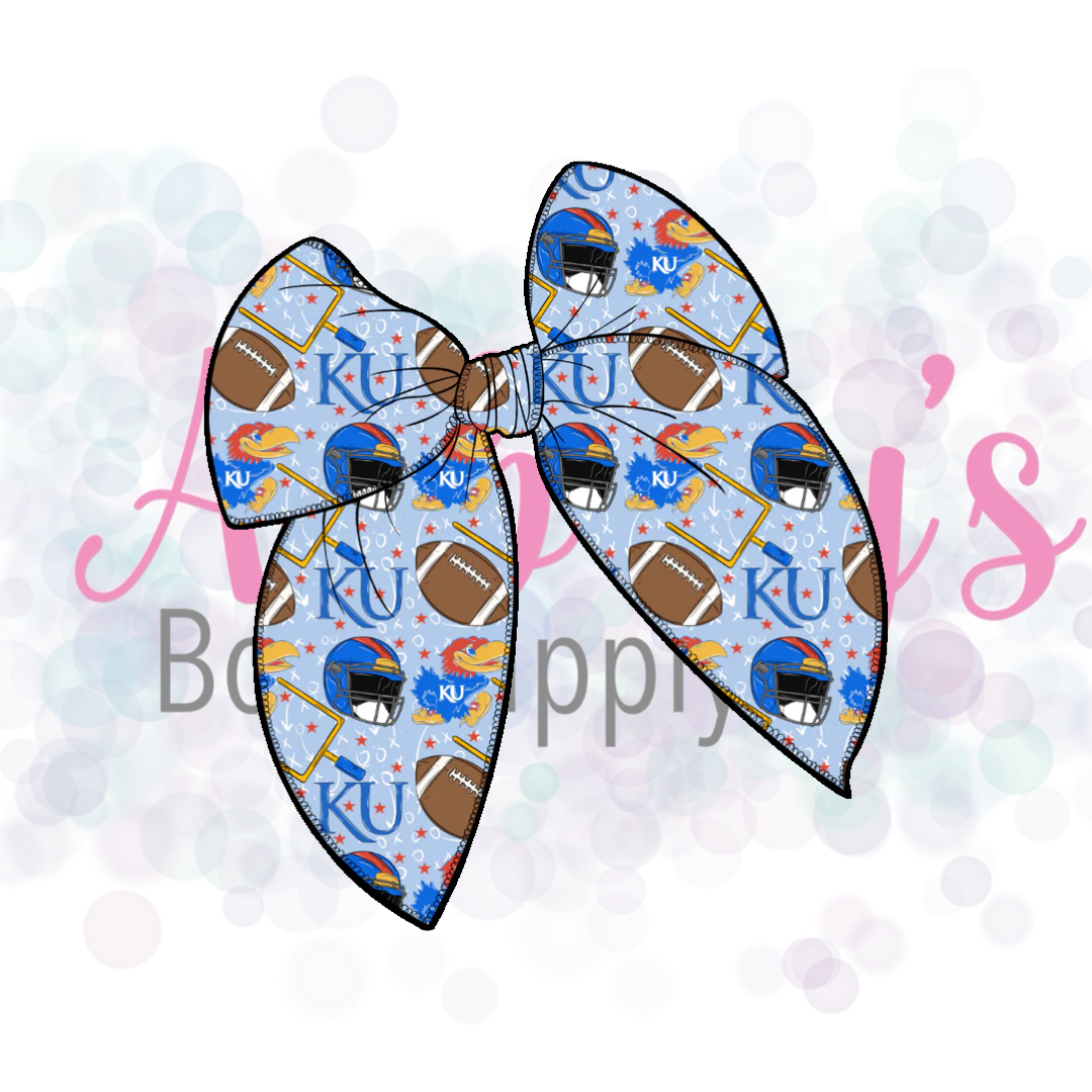 College Football Fabric Bow Pre-Order