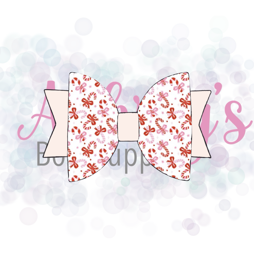 Candy Cane Bows