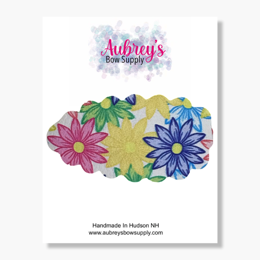 Snap Clip Spring Flowers