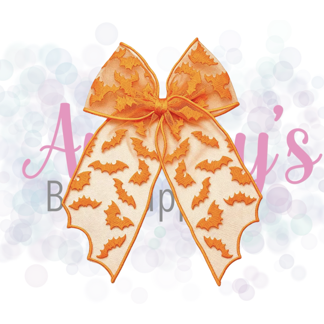 Bat Tulle Bow