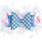 Light Blue Checkered