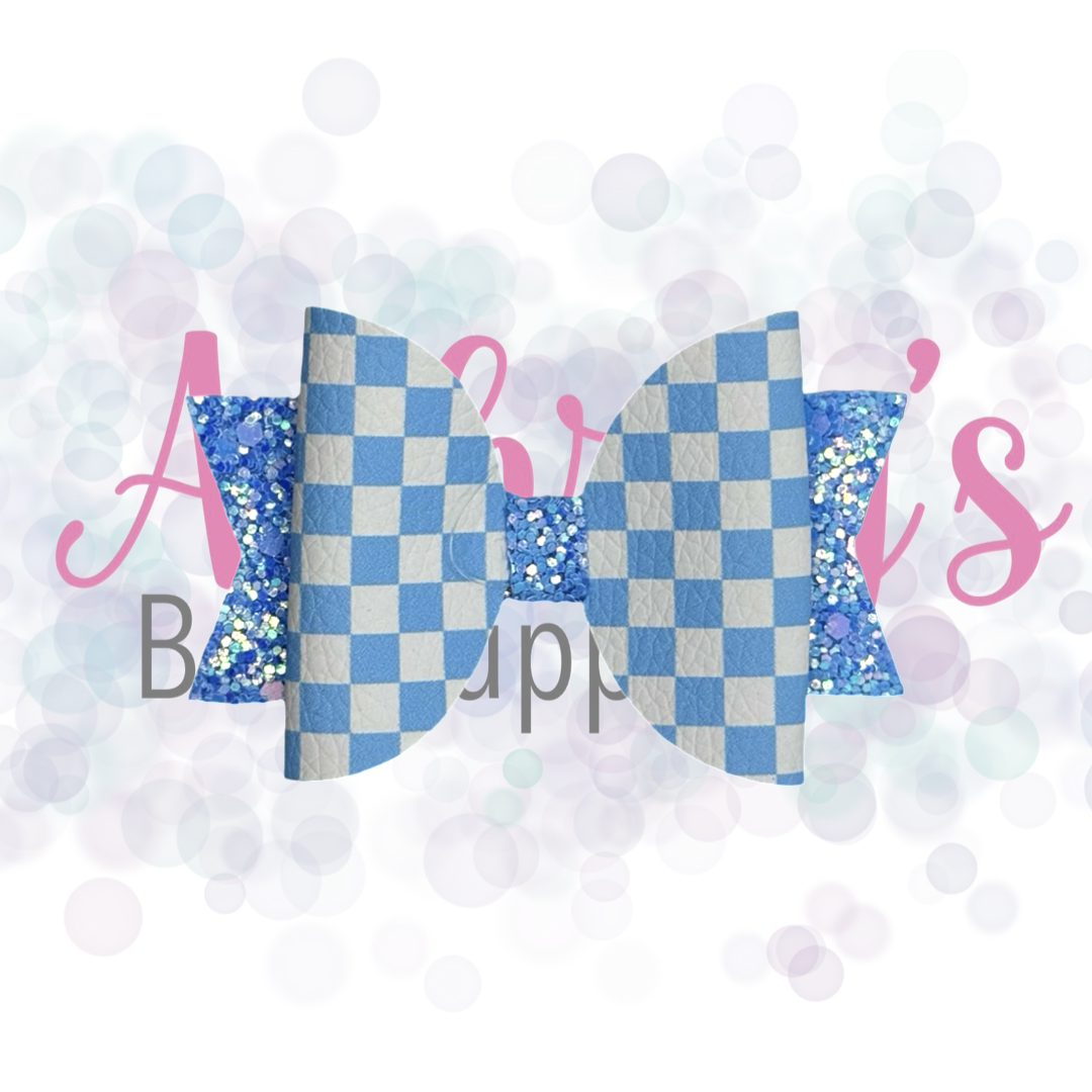 Light Blue Checkered