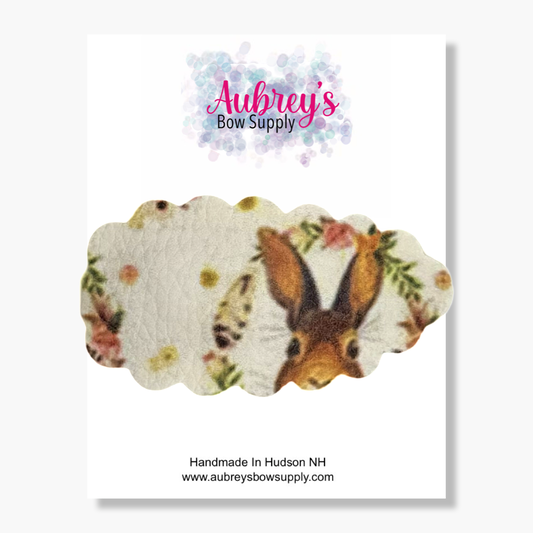 Snap Clip Bunny Wreath