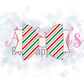 Red and Green Candy Cane Stripes