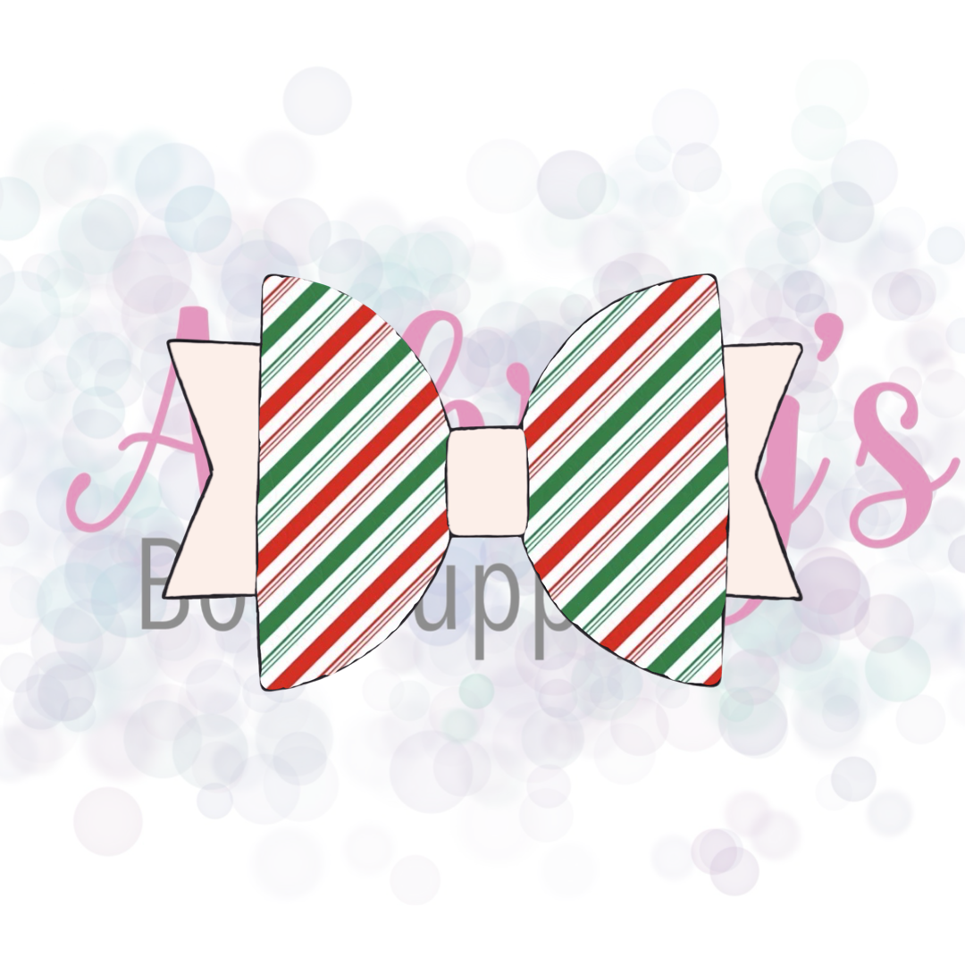 Red and Green Candy Cane Stripes