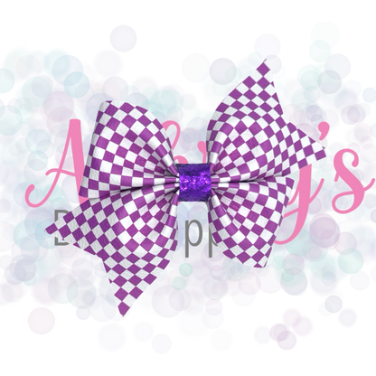 Plum Checkered