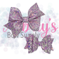 Silver and Pink Star Glitter