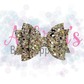 Bumblebee Gold Black and White Glitter