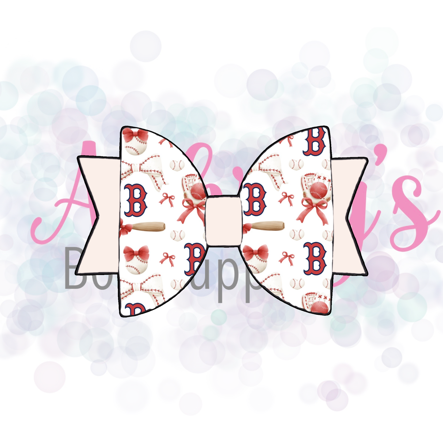 PREORDER MLB Redsox (Red Bows)
