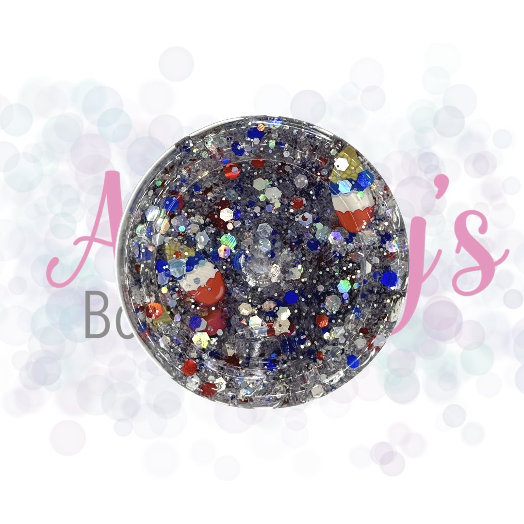 America 250 Glitter Hair Gel