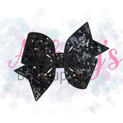 Black Chunky Glitter