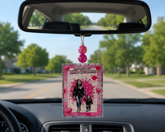 Momma of Screams Car Mirror Charms