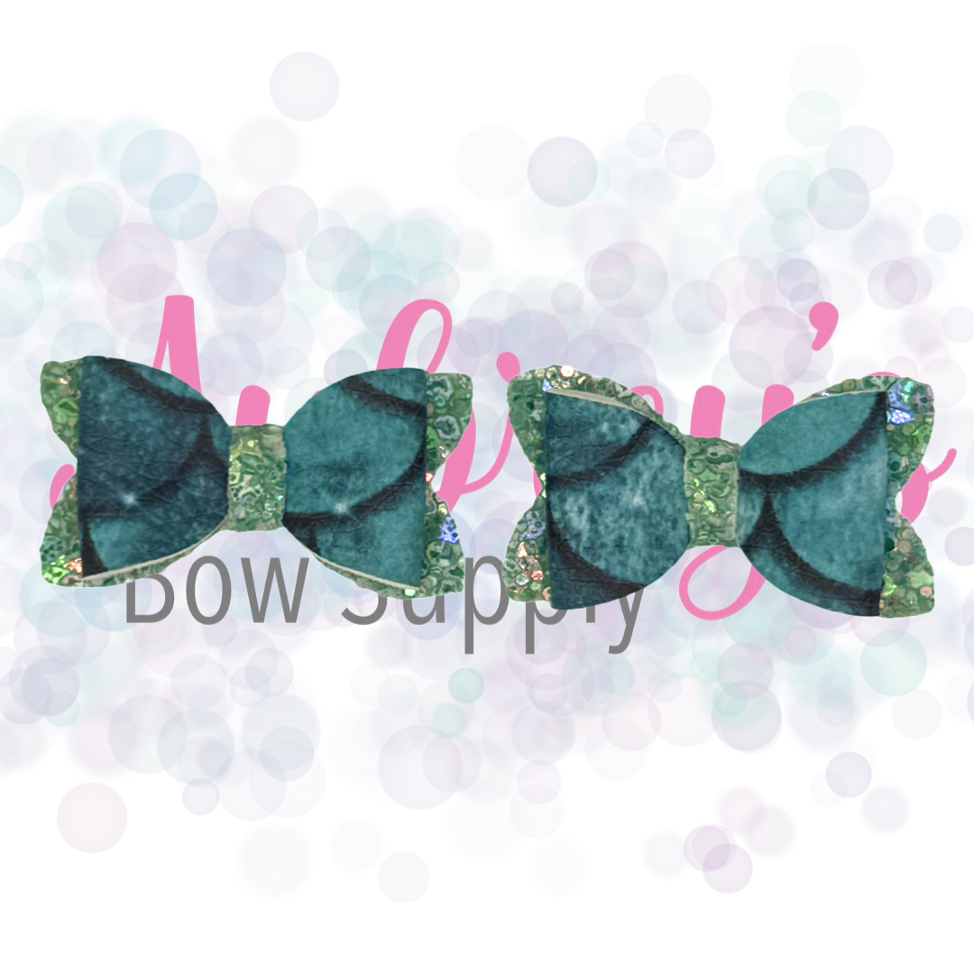 Teal Mermaid Piggies