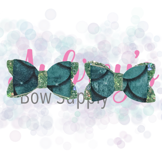 Teal Mermaid Piggies