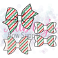 Red and Green Candy Cane Stripes