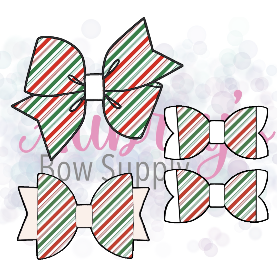 Red and Green Candy Cane Stripes