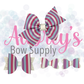 Pink, Purple, Blue, & White Stripes