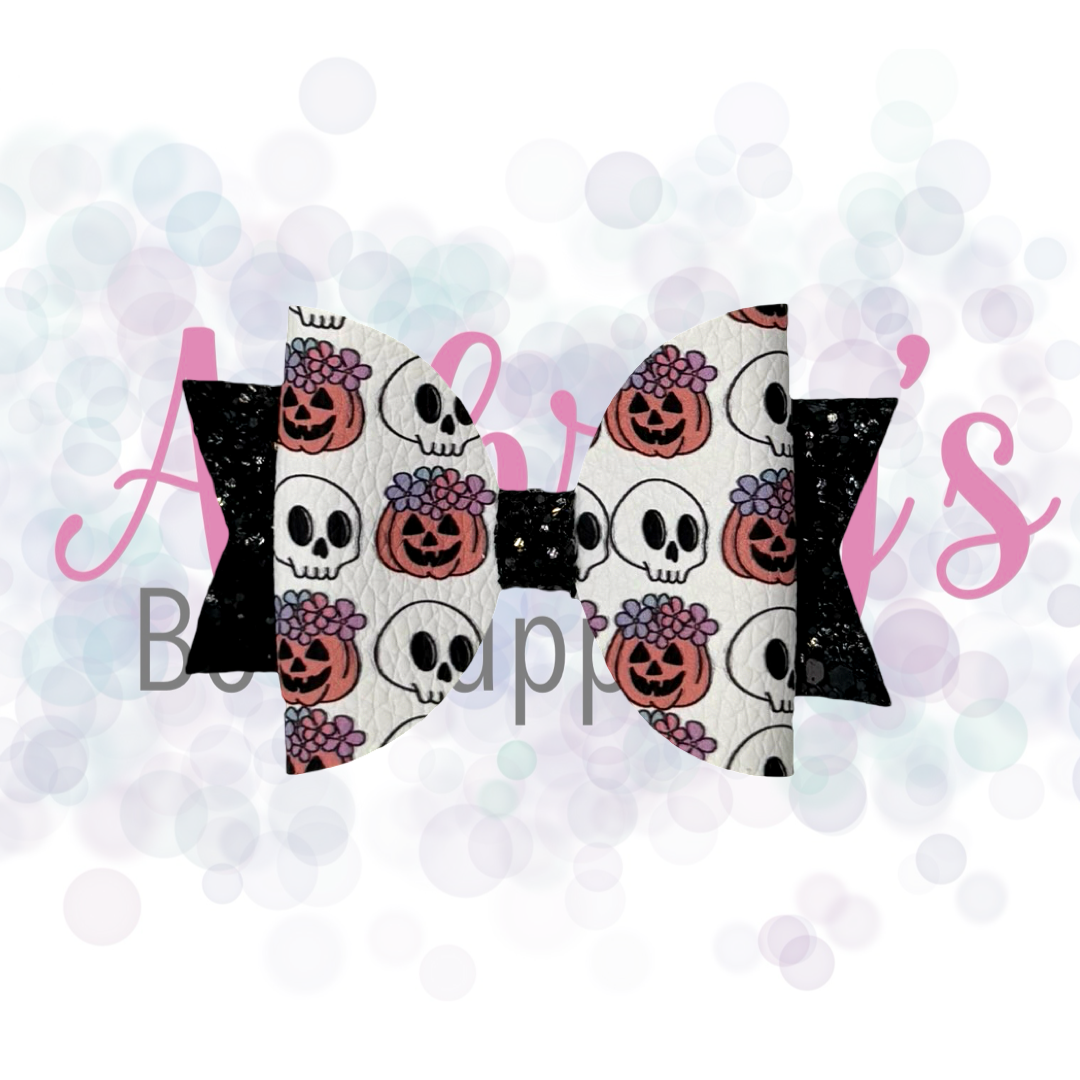 Skulls and Jack-o’-lantern Bouquet