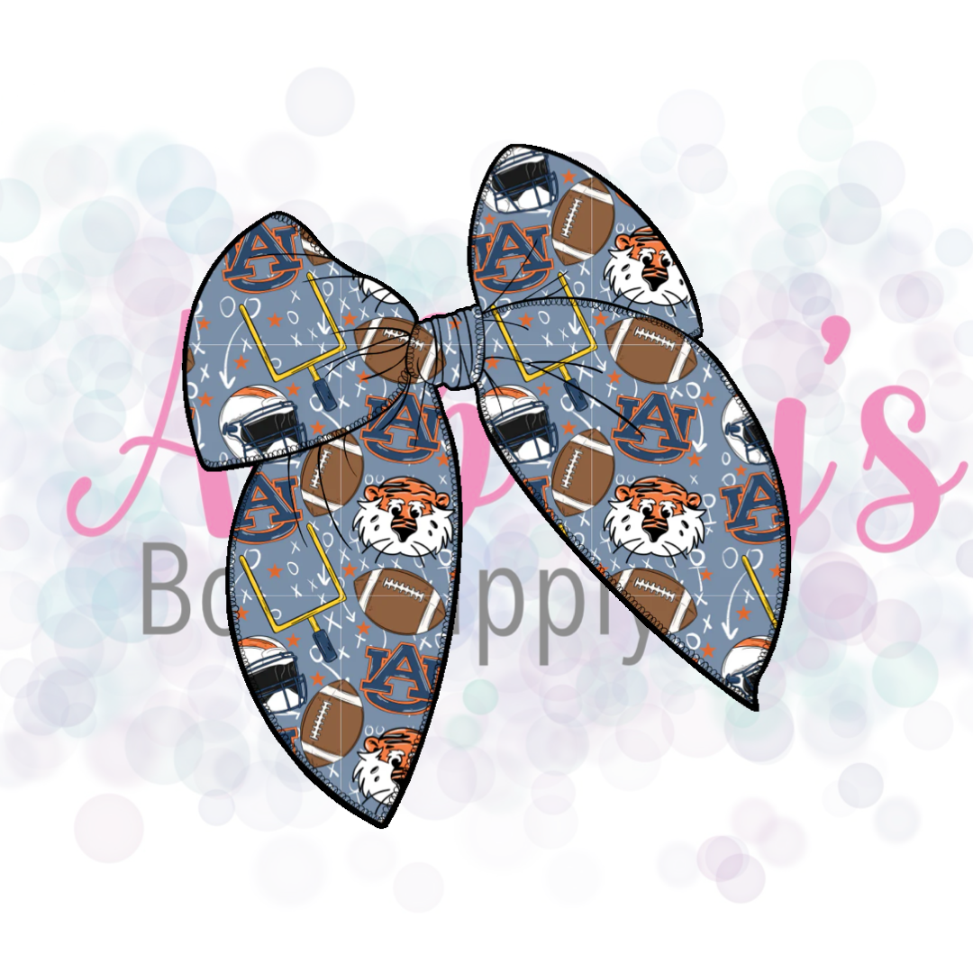 College Football Fabric Bow Pre-Order