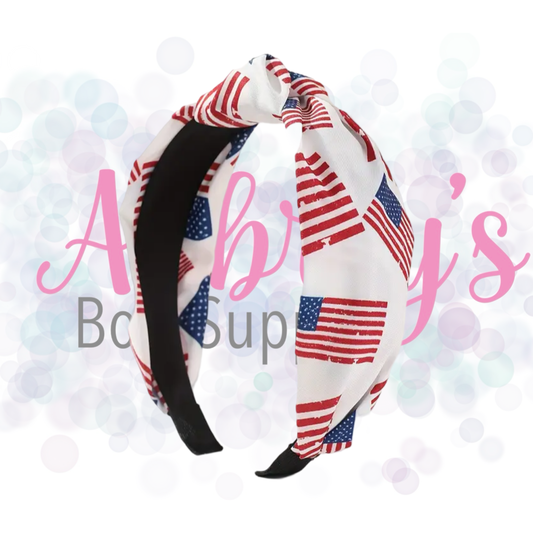 Stars and Stripes Knot Headbands