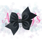 Black Embossed Bows