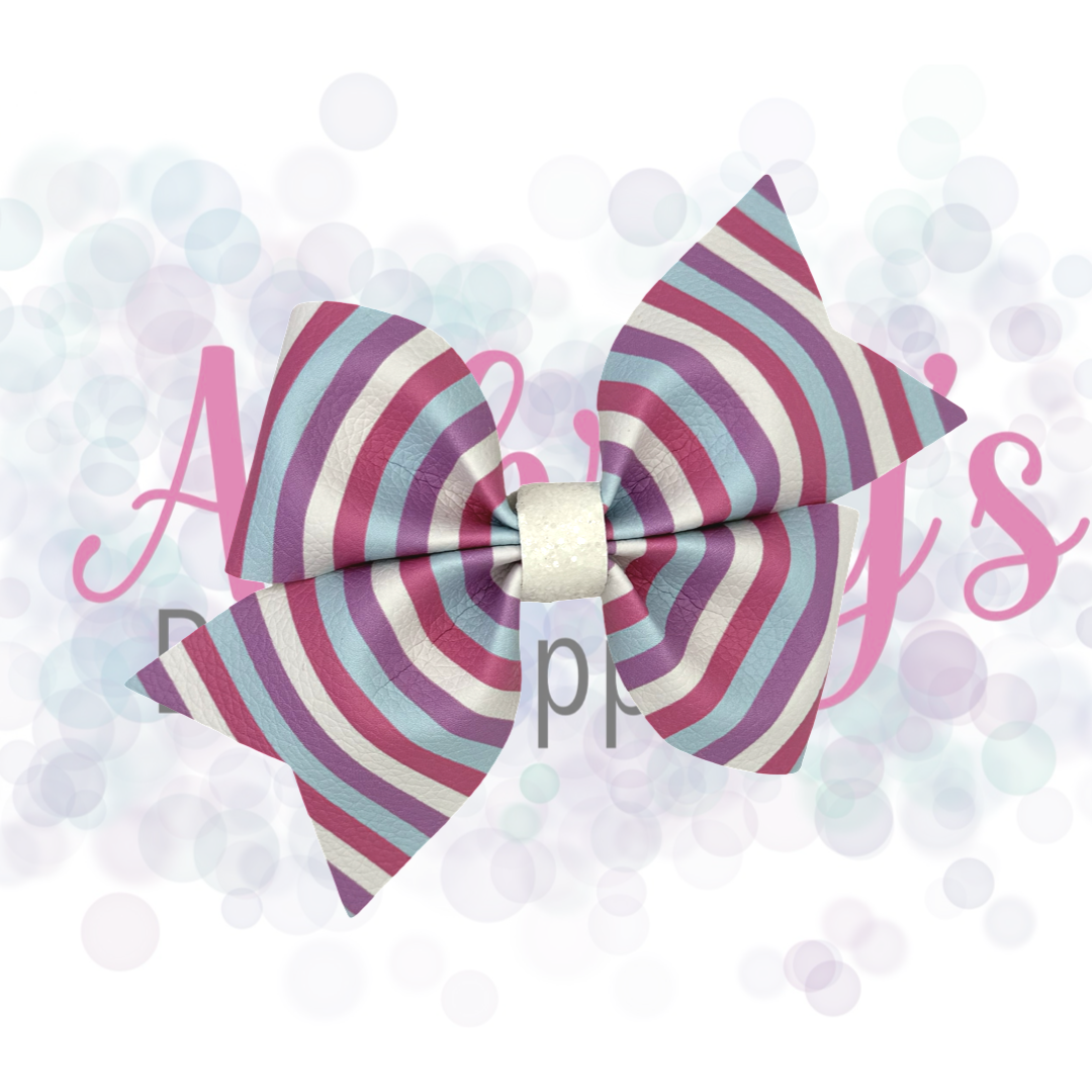 Pink, Purple, Blue, & White Stripes