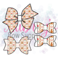 Gingerbread Bow Stripes
