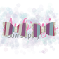 Pink, Purple, Blue, & White Stripes