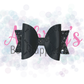 Black Embossed Bows