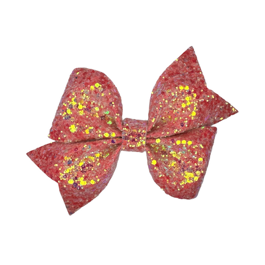 Aurora Coral Glitter