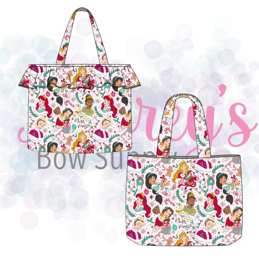 Christmas Princess Tote Bags